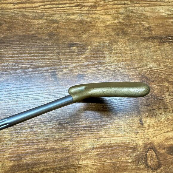 Acushnet Deep Face Bullseye Putter 34" Satin Finish John Reuter Jr Gold - Picture 4 of 11